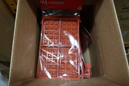 10 stk. Bageform Waffle Square 137 ml 
