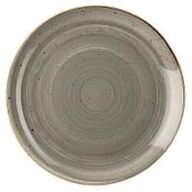 14 stk. Tallerken coupe grå 217 mm Stonecast Churchill