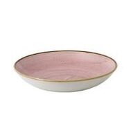 24 stk. Tallerken coupe dyb pink 248 mm Stonecast Churchill