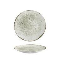 16 stk. Tallerken coupe mørkegrøn 203 mm Rustic
