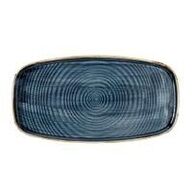 1 stk. Serveringsfad blåbær B350 x D185 mm Stonecast Walled Churchill