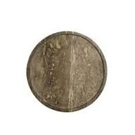 4 stk. Serveringsbræt grå marmor diam 256 mm Stuff