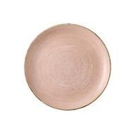 17 stk. Tallerken coupe terracotta 288 mm Stonecast Raw Churchill