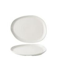 12 stk. Tallerken ergonomisk hvid 260x200 mm Envisage Natural Churchill