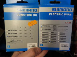 Tilslutningsboks SHIMANO EW-JC130-MM, wire SHIMANO Electric Wire Di2 EW-SD300