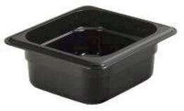 24 stk. Kantine 1/6 GN  D65 mm sort Cambro