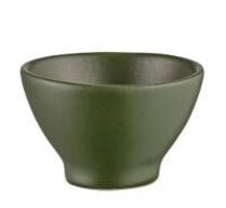 24 stk. Skål stentøj mat grøn 75 mm Rustik
