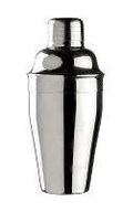 4 stk. Cocktailshaker 50 cl r/s