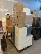 14 stk. Podier - diverse poder i mdf, krydsfiner, valchromat, 