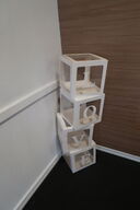 4 stk. bogstavskasser