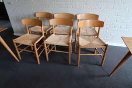 6 stk. spisebordsstole BØRGE MOGENSEN Folkestolen