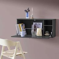 Hammel furniture mistral skrivepult antracit(ubrugt)