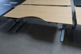 El. hæve/sænkebord 90x180 cm. 