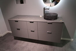 Badmøbel AUBO Sense, Onyx med vask og armatur