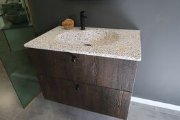 Badmøbel AUBO Sembra, Intense Brown med armatur