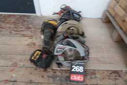 4 stk. Rundsave & bajonetsav