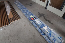 6 stk. Lindab 75mm Alu nedløbsrør - 3 meter 