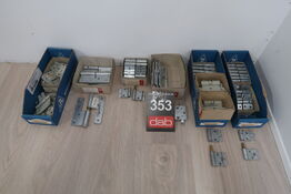 Stort parti dørhængsler 