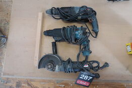 3 stk. El værktøjer 