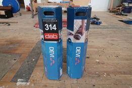 2 pk. Devi el gulvvarme til tynde gulve 1,5m2 pr. pk. 