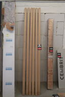 6 stk. Sokkel træ- 244 cm 