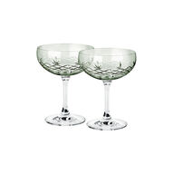 2 pk. Frederik Bagger Crispy Emerald Gatsby champagneskål 33 cl 2 stk.
