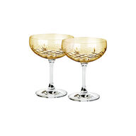 3 pk. Frederik Bagger Crispy Citrine Gatsby champagneskål 33 cl. 2 stk.