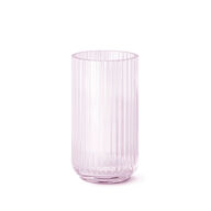 2 stk. Lyngby glasvase pink 20 cm