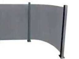 2 stk Buede Nordic Glashavehegn Røgfarvet 93x100 cm