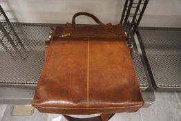 Brun lædertaske BAOOBAOO 