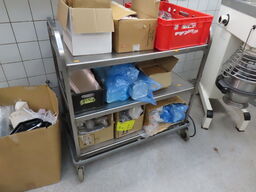 Rullebord i rustfrit stål (uden indhold)