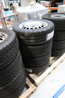 4 stk. fælge med dæk CONTINENTAL 255/55 R 17 C