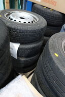 4 stk. fælge med dæk HANKOOK 195/70 R 15 C