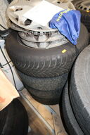 4 stk. fælge med dæk CONTINENTAL 205/60 R 16