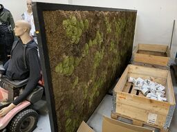 Skillevæg m. Natur udsmykning 