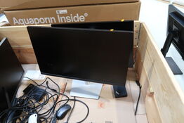 2 stk. computerskærme DELL P2422H med dockingstation