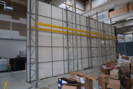 Pallereol med væg (væggen skal medtages)