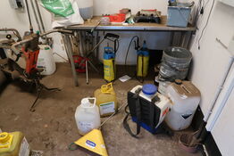 Tryksprøjte, målehjul, elektrisk rygsprøjte ITALDIFRA