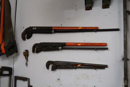 3 stk. rørtænger BAHCO