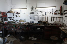 Arbejdsbord med div. Værktøj