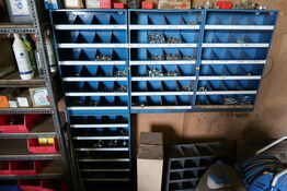 4 stk. sortimentsreoler med div. Skruer, bolte m.m