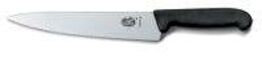 2 stk. Kokkekniv Victorinox 220 mm sort m/bølgeskær