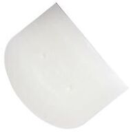 9 stk. Nylonskraber hård, hvid B120 x D95 mm 