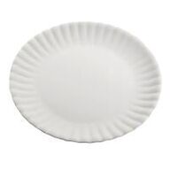 9 stk. Fad hvid mat diam 400 mm Melamin