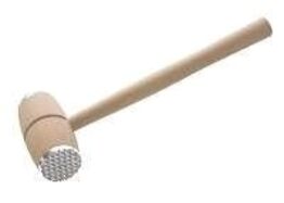 5 stk. Kødhammer i træ 