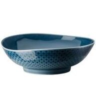 9 stk. Skål organisk blå 150 mm 35 cl Rosenthal Junto