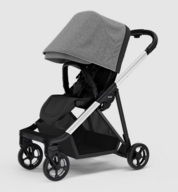 Thule Shine byvogn aluminium/grå melange