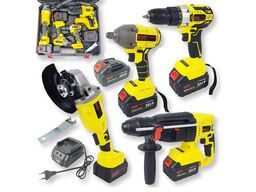 Stort batteri værktøjssæt, 36V, 5Ah.