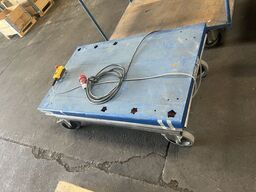 Hævesænkebord EDMO-LIFT på saksestel - max 1000 kg