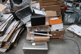 Palle med div. Tilbehør til emhætte m.m.